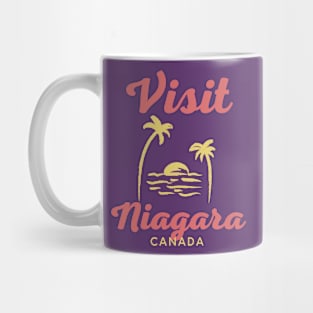 Niagara Canada - Funny Canadian Beach Art Mug